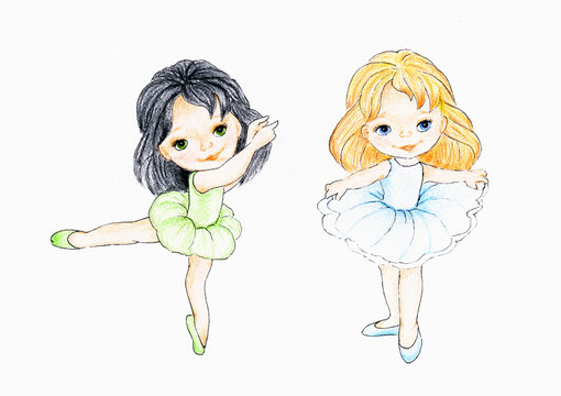 Two little ballerinas