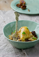 Stewed chicken with rice