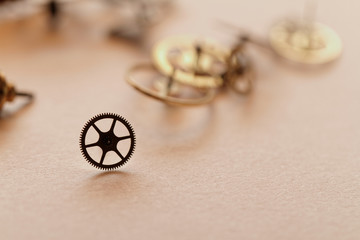 Small parts of clock