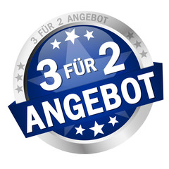 Button - 3 FÜR 2 ANGEBOT