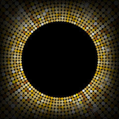 Gold frame with space for your text