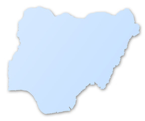 Carte du Nigeria