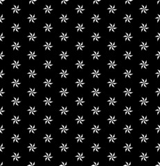 Black and white geometric seamless pattern, abstract background.