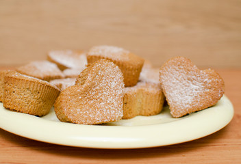 sweet heart muffins