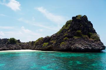 Obraz premium Green Pinnacle Marine Fantasy