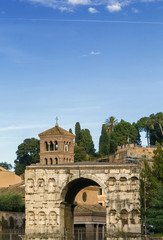 Fototapeta na wymiar Arch of Janus, Rome