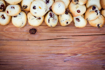 Fototapeta na wymiar Cookies background