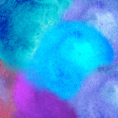 Fototapeta na wymiar colorful watercolor stain with aquarelle paint blotch