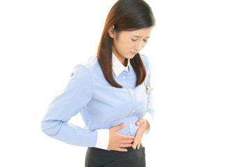 腹痛を訴えるOL