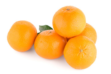 Ripe tangerine or mandarin
