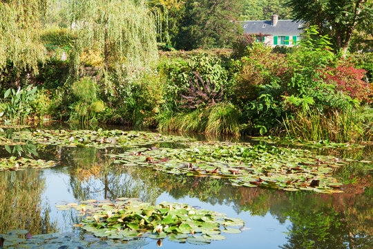 Monet's water lily pond in Giverny