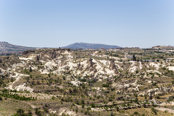 Fototapeta premium Urgup. Mountain landscape with a birds-eye view