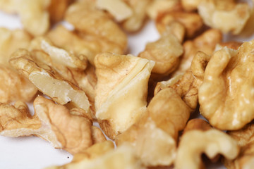 Closeup of Walnut Pieces