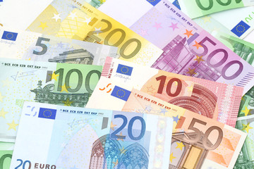 Obraz na płótnie Canvas Euro Banknoten