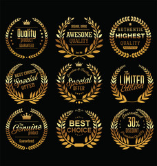 Premium quality laurel wreath collection