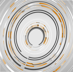 Abstract technology circles background