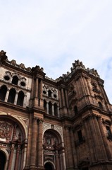 Fototapeta na wymiar Cathedral of Malaga, Spain