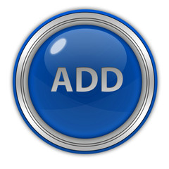 add circular icon on white background