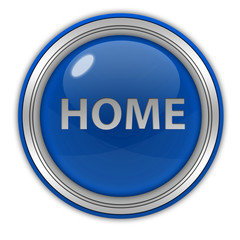 home circular icon on white background