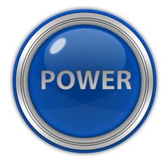 power circular icon on white background