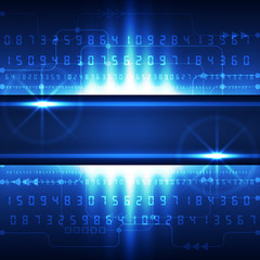 Abstract future technology digital concept background, vector