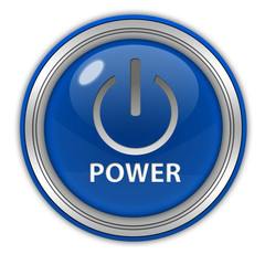 power circular icon on white background