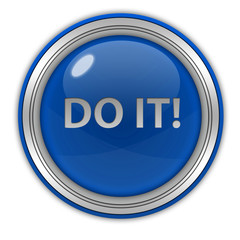 Do it circular icon on white background