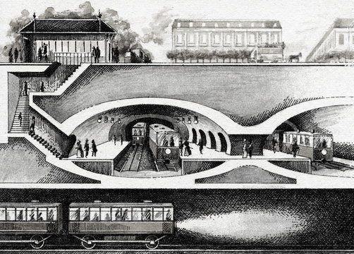 Paris M&eacute;tro 1900