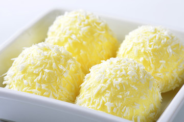 White Chocolate Coconut Truffles