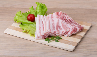 Sliced bacon