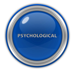 Psychological circular icon on white background