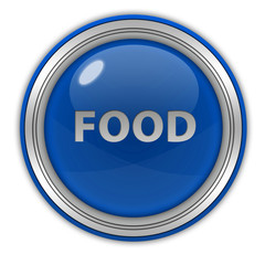 Food circular icon on white background