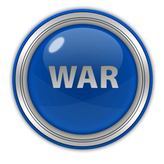 War circular icon on white background