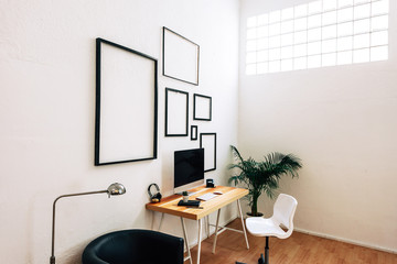 Modern creative workspace.