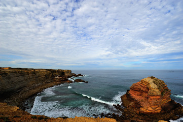 Cliffs along the Atlantic coast