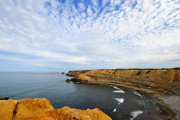 Cliffs along the Atlantic coast