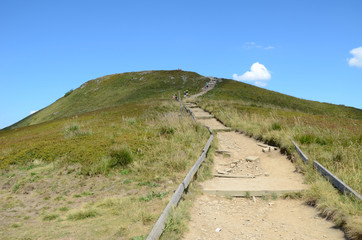 Mountains in Poland (Bieszczady)