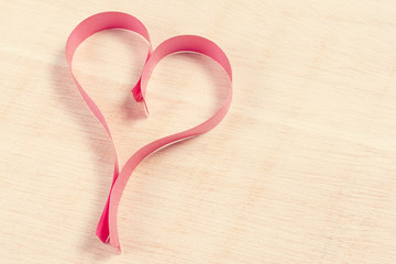 Ribbon heart