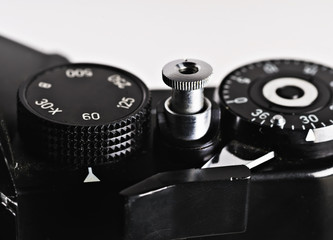 part of a retro film camera