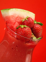 Cocktails Collection - Strawberry and Watermelon Smoothie