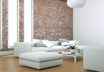 modernes Loft Interieur Design