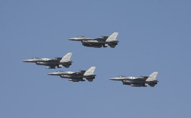 Military aircraft. Figthting Falcon 