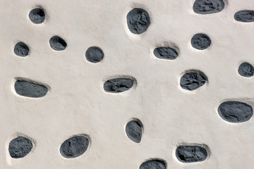 Detail einer kanarischen Hauswand