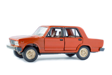 Toy car isolated model