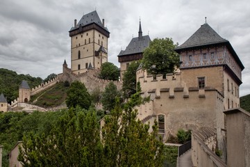 Fototapeta na wymiar Royal castle Karlstejn in Czech Republic 