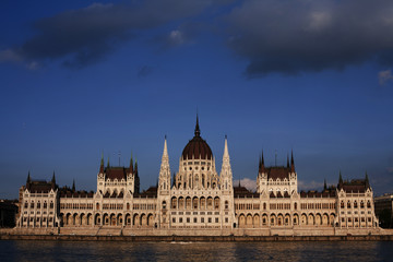 Fototapeta na wymiar Parliament of Hungary 