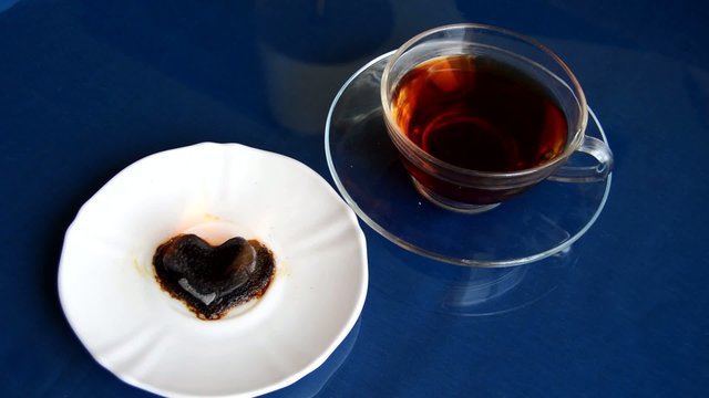 Chocolate Heart Burning Fast