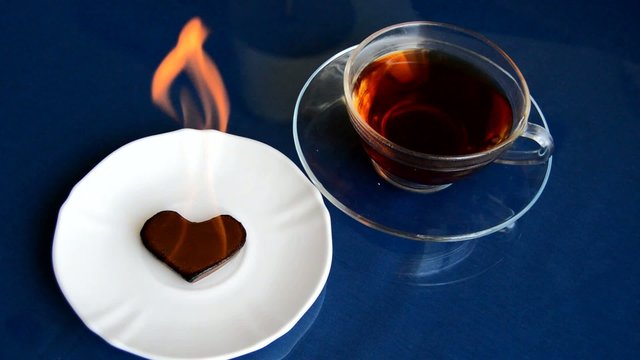 Burning Chocolate Heart