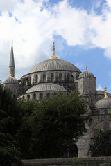 Fototapeta na wymiar View of Blue Mosque