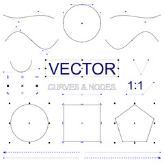 Vector Curves and Nodes Interface Elements